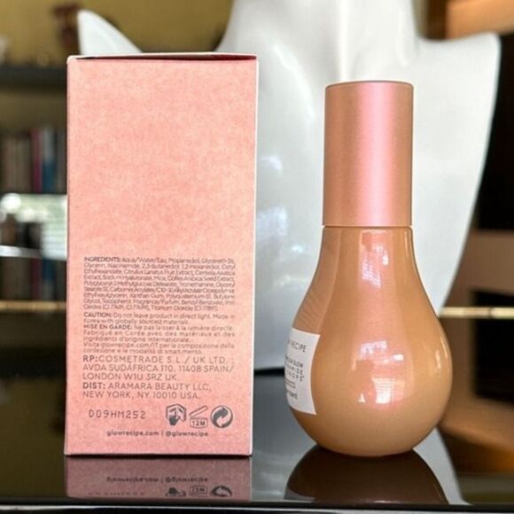 LIKE NEW GLOW RECIPE Watermelon Glow Niacinamide Hue Drops Sun Glow Dew Drops - Picture 7 of 12